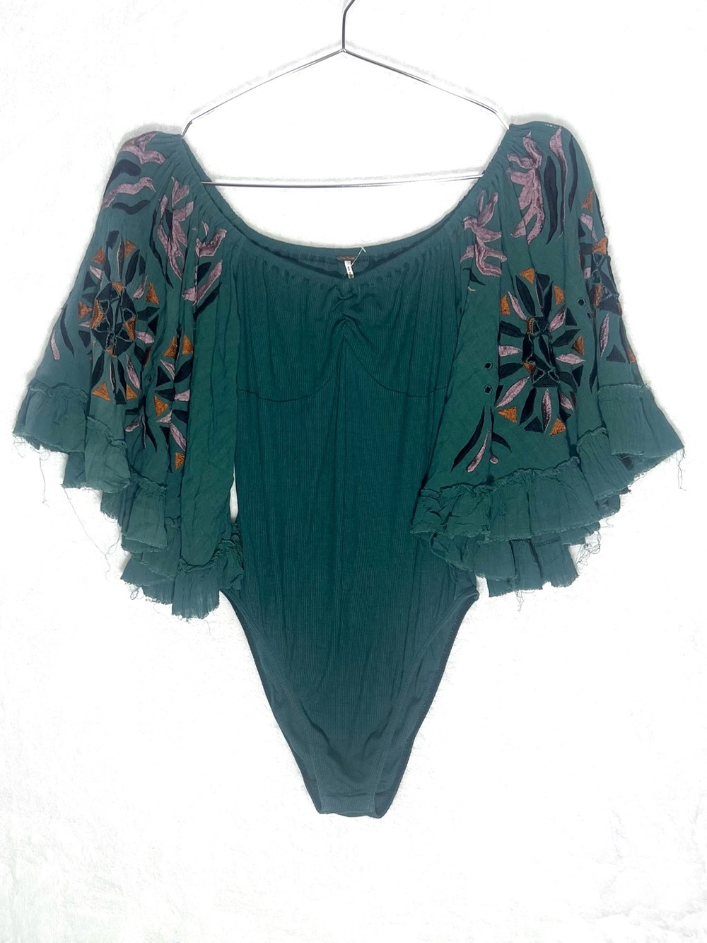 NWOT | Free People | Babes of Paradise Bodysuit | size M - Picture 2 of 6